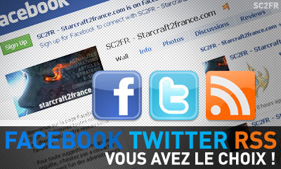SC2FR : Twitter, Facebook et RSS pour vous !